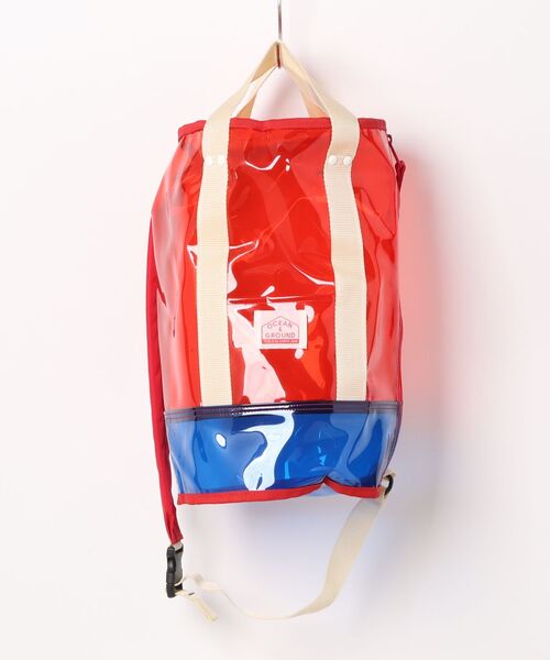 Ocean&Ground(オーシャン&グラウンド)の「プールバック LAGUNA(スイムグッズ・キッズ・チャコール/イエロー/グリーン/ピンク/レッド/ブルー・FREE)」の6枚目の写真