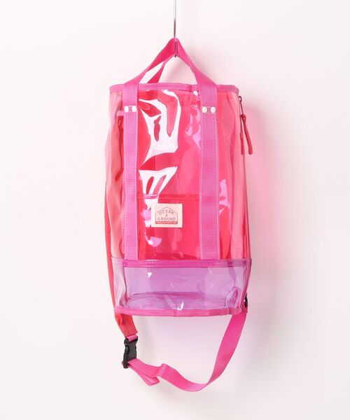 Ocean&Ground(オーシャン&グラウンド)の「プールバック LAGUNA(スイムグッズ・キッズ・チャコール/イエロー/グリーン/ピンク/レッド/ブルー・FREE)」の5枚目の写真