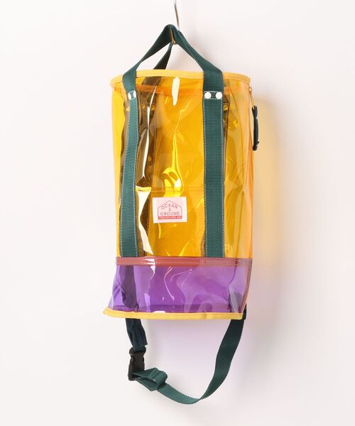 Ocean&Ground(オーシャン&グラウンド)の「プールバック LAGUNA(スイムグッズ・キッズ・チャコール/イエロー/グリーン/ピンク/レッド/ブルー・FREE)」の1枚目の写真