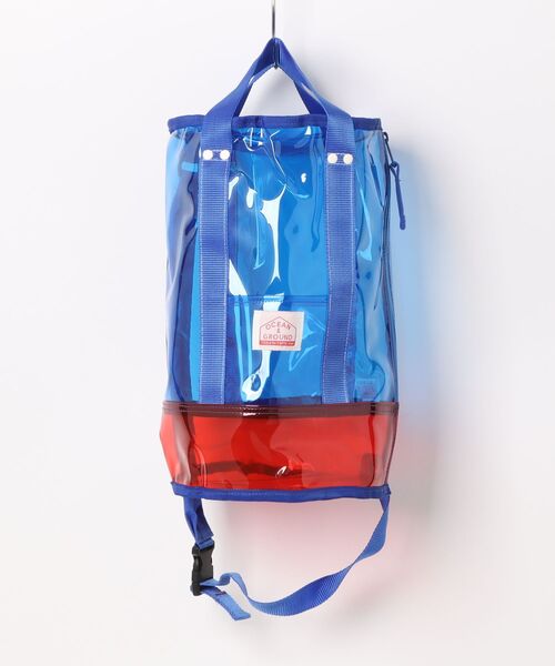 Ocean&Ground(オーシャン&グラウンド)の「プールバック LAGUNA(スイムグッズ・キッズ・チャコール/イエロー/グリーン/ピンク/レッド/ブルー・FREE)」の4枚目の写真