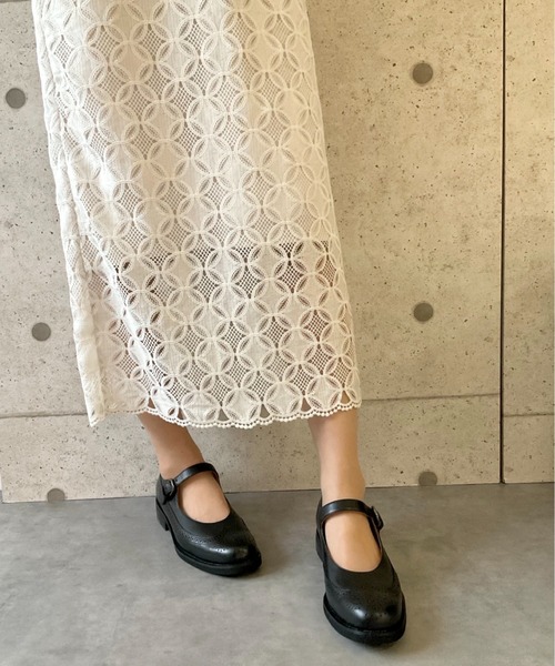 美品ジェフリーキャンベル　シースルーメリージェーン メリージェーンブローグシューズ 30 APOM│Jeffrey Campbell