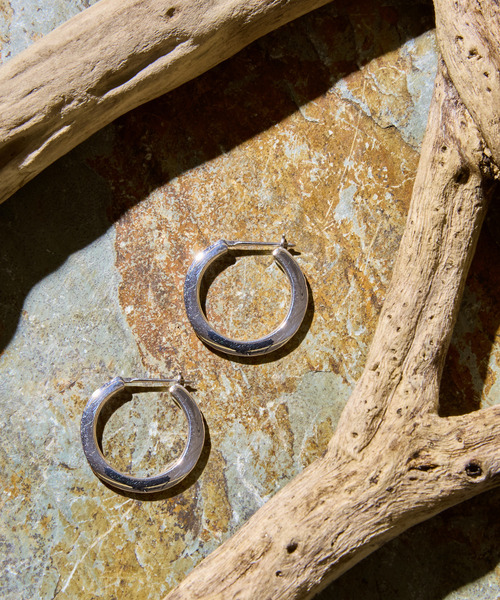HARIM(ハリム)の「HARIM ハリム / THIN RAIN PIERCE catchless シルバー925スィンレインピアス キャッチレス ロジウムコーティング 両耳用 / HRA061 SET RP(ピアス(両耳用)・メンズ・シルバー・FREE)」の1枚目の写真