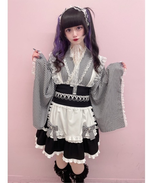 Ank Rouge 浴衣ドレス　アンクルージュ LacyHeartCherry浴衣SET - Ank Rouge(アンクルージュ)の浴衣