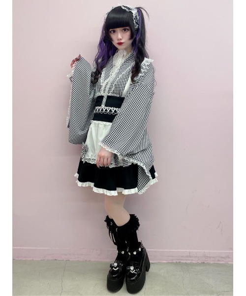 Ank Rouge 浴衣ドレス Be mqin 帯セット Ank Rouge 浴衣ドレス Be mqin 帯セット - メルカリ