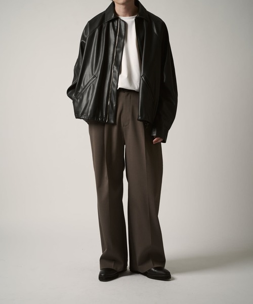 Lui's（ルイス）の「シンセティックレザーバルーンブルゾン（ブルゾン・メンズ・ブラック・S/M/XS）」の13枚目の写真