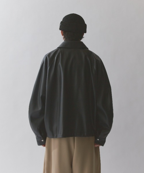 Lui's（ルイス）の「シンセティックレザーバルーンブルゾン（ブルゾン・メンズ・ブラック・S/M/XS）」の5枚目の写真