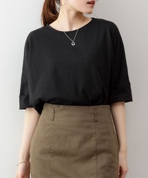 オーバーサイズやわらかコットンTシャツ