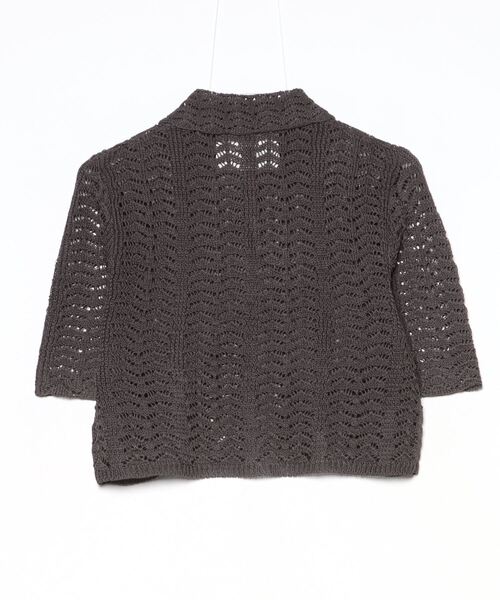 TODAYFUL/トゥデイフル] レース ニットシャツ