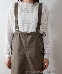 MAKE YOUR DAY（メイクユアデイ）の「ママとおそろい なみなみシアーレース長袖Tシャツ■ママサイズ（Tシャツ/カットソー）」