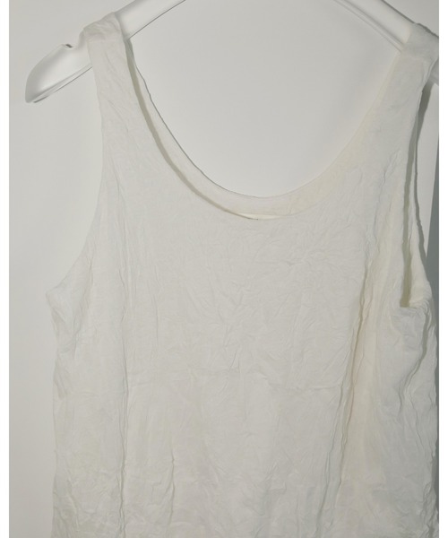 anuke（アンヌーク）の「Washer Tanktop（タンクトップ・レディース・ホワイト/ブラック・FREE）」の12枚目の写真