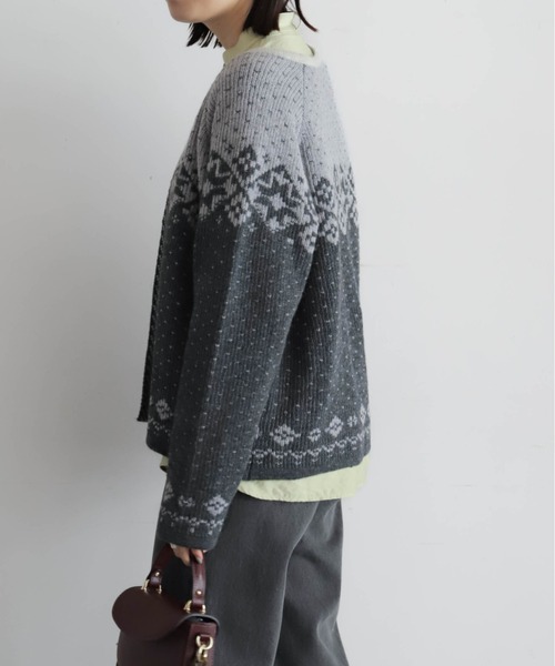 バイカラーJQ ワイドカーデ | NOMBRE IMPAIR