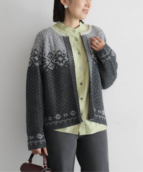 予約】バイカラーJQ ワイドカーデ | NOMBRE IMPAIR