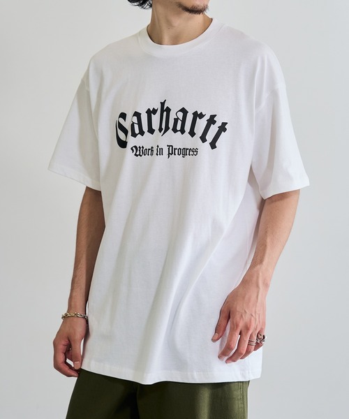 Carhartt WIP（カーハートダブリューアイピー）の「【CARHARTT WIP】SHORT SLEEVE ONYX T-SHIRT I032875（Tシャツ/カットソー・メンズ・ブラック/ホワイト/ブラウン/グリーン・S/M/L/XL）」の21枚目の写真