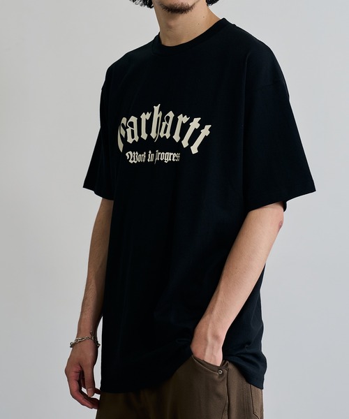★ドイツ発*carhartt WIP*新作*Button Tシャツ/BLACK★ Carhartt WIP ロゴ Tシャツ | ブラック | FARFETCH JP