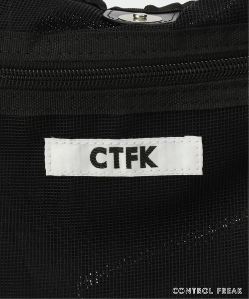 CONTROL FREAK / CTFK(コントロールフリーク)の「CONTROL FREAK メッシュテープトート 244-121517(ショルダーバッグ・レディース・ブラック・FREE)」の2枚目の写真
