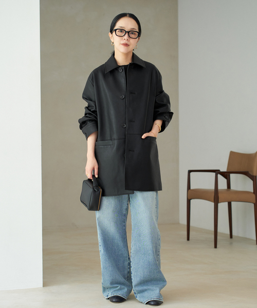 plage Leather Like Car コート　ジャケット Leather Like Car コート（その他ブルゾン／アウター）｜Plage