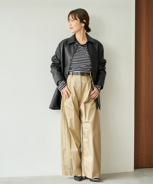 plage Leather Like Car コート プラージュ Plage Leather Like Car コート （ブラウン