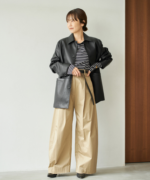 Leather Like Car コート（その他アウター）｜Plage（プラージュ