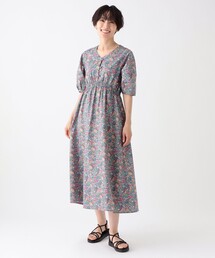 アフタヌーンティーリビング 花柄ロングスリーブワンピース アフタヌーンティーリビング 花柄ロングスリーブワンピース
