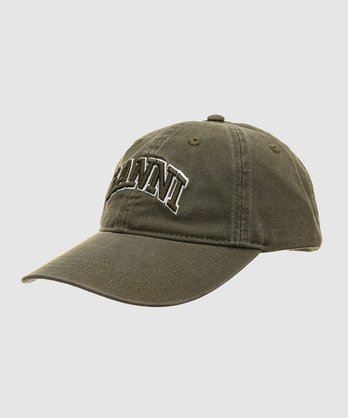 GANNI(ガニー)の「Washed Cotton Canvas Cap Emb(キャップ・レディース・その他・ONE SIZE)」の1枚目の写真