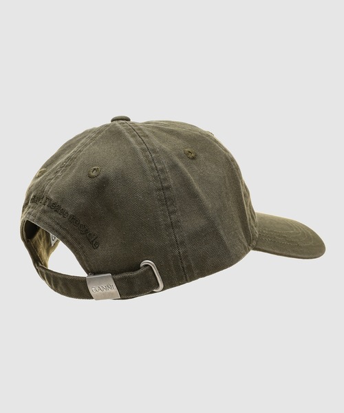 GANNI（ガニー）の「Washed Cotton Canvas Cap Emb（キャップ）」 - WEAR