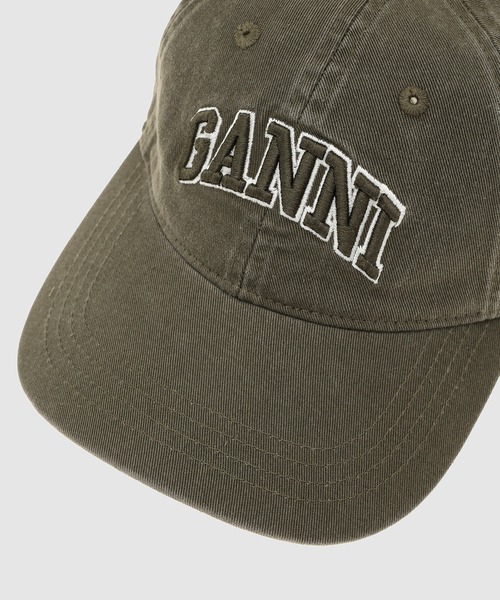 GANNI(ガニー)の「Washed Cotton Canvas Cap Emb(キャップ・レディース・その他・ONE SIZE)」の3枚目の写真