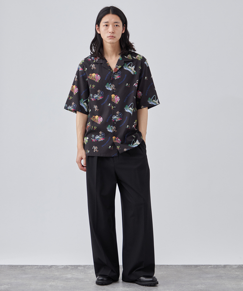 B.C STOCK(ベーセーストック)の「《追加》【CALIFORNIA RANCH HOUSE】アロハシャツ -ROUTE66-(シャツ/ブラウス・メンズ・ホワイト/ブラック/カーキ・MEDIUM/LARGE)」の22枚目の写真