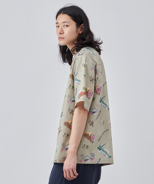 B.C STOCK(ベーセーストック)の「《追加》【CALIFORNIA RANCH HOUSE】アロハシャツ -ROUTE66-(シャツ/ブラウス・メンズ・ホワイト/ブラック/カーキ・MEDIUM/LARGE)」の10枚目の写真