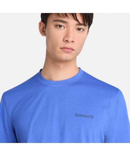 Timberland(ティンバーランド)の「半袖 クイックドライ Tシャツ メンズ(Tシャツ/カットソー・メンズ・ブルー・XX-LARGE/X-LARGE/MEDIUM/LARGE/XXX-LARGE)」の3枚目の写真