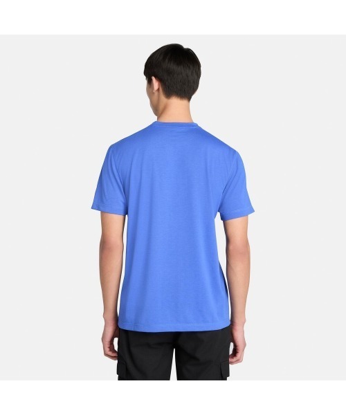 Timberland(ティンバーランド)の「半袖 クイックドライ Tシャツ メンズ(Tシャツ/カットソー・メンズ・ブルー・XX-LARGE/X-LARGE/MEDIUM/LARGE/XXX-LARGE)」の4枚目の写真