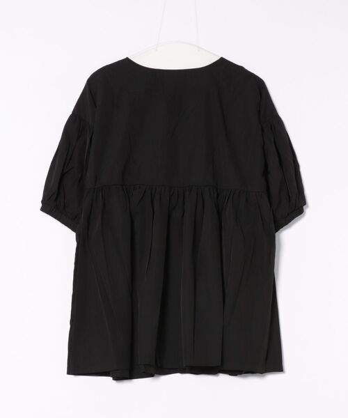 GOLDJAPAN(ゴールドジャパン)の「接触冷感ギャザー切り替えチュニック【大きいサイズ対応】(チュニック・レディース・ブラック/ブルー・LL~3L/4L~5L)」の18枚目の写真