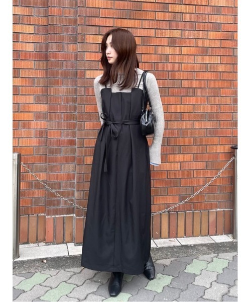 タックデザインキャミソールワンピース（ワンピース）｜titivate