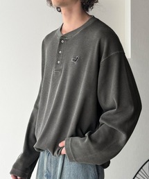 Classical Origin(NVJIW)́yClassical OriginzubNXAȂꊴBvsOgHT[}w[lbNTVcij/Pigment-Dyed Thermal Henley T-Shirt(TVc/Jbg\[)