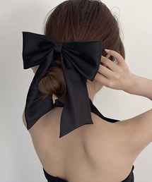 IRADOWL（アイラドール）の「サテンBigリボンバレッタ（バレッタ/ヘアクリップ）」