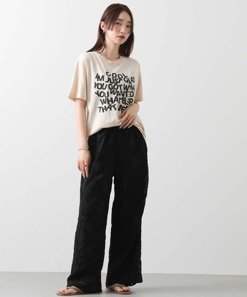 Gready Brilliant(グレディブリリアン)の「COOLロゴT(Tシャツ/カットソー・レディース・ベージュ/オレンジ・38)」の6枚目の写真