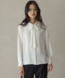 組曲 | ボウタイ付きフリルカラー ブラウス(シャツ/ブラウス)