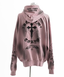 REFLEM（レフレム）の「『REFLEM/レフレム』クロス刺繍ZIPフーディー/ジップアップパーカー（パーカー）」