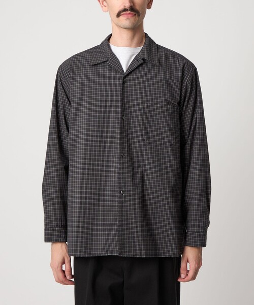 Steven Alan(スティーブンアラン)の「<Steven Alan> 60 シック チェック オープンカラー シャツ(シャツ/ブラウス・メンズ・ブラウン/ブラック・S/M/L/XL)」の13枚目の写真