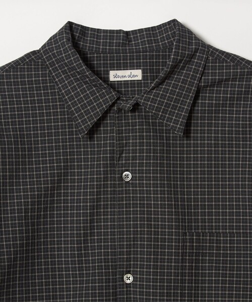 新品　steven alan チェック柄 半袖シャツ STEVEN ALAN シャツ 「Steven Alan」 シアー マドラスチェック