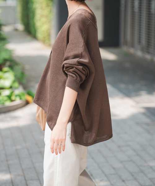 コットンオーバーサイズカーディガン（カーディガン/ボレロ
