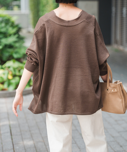 Spick and Span コットンオーバーサイズカーディガン セール】≪追加≫ICECOTTON 2wayオーバーサイズカーディガン