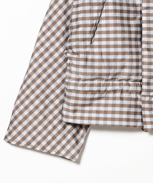 CAROLINA GLASER（カロリナ グレイサー）の「ギンガムチェック ブルゾン（ブルゾン・レディース・ブラック・ONE SIZE）」の15枚目の写真