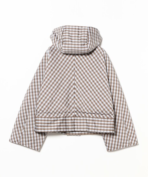CAROLINA GLASER（カロリナ グレイサー）の「ギンガムチェック ブルゾン（ブルゾン・レディース・ブラック・ONE SIZE）」の13枚目の写真