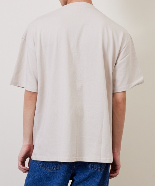 Fluffy BROTHERS(フラッフィーブラザーズ)の「プリントTシャツ(大人サイズ)(Tシャツ/カットソー・メンズ・ベージュ/ネイビー/パープル/ブラック・M/L/XL)」の22枚目の写真
