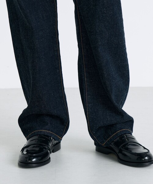 EDITION（エディション）の「ワンウオッシュエッセンシャルデニム ストレートパンツ（デニムパンツ・レディース・ネイビー・38/36/34）」の8枚目の写真