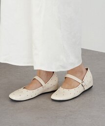 CIAOPANIC | 【Lumé/ルメ】スタッズストラップフラットシューズ(パンプス)