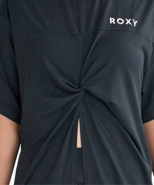 ROXY(ロキシー)の「ALL IS WELL TEE/ロキシー水陸両用速乾UVケアスリットデザイン2WAY半袖Tシャツ(水着)(Tシャツ/カットソー・レディース・ピンク/ホワイト/ブラック・LARGE/MEDIUM/SMALL)」の19枚目の写真