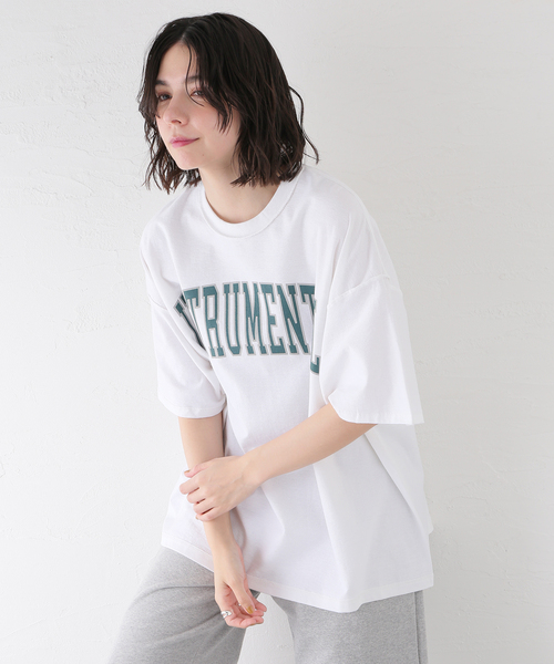 is-ness（イズネス）の「ISNESS MUSIC / イズネス ミュージック INST T-SHIRT（Tシャツ/カットソー・メンズ・ネイビー/ホワイト/グリーン・FREE）」の5枚目の写真