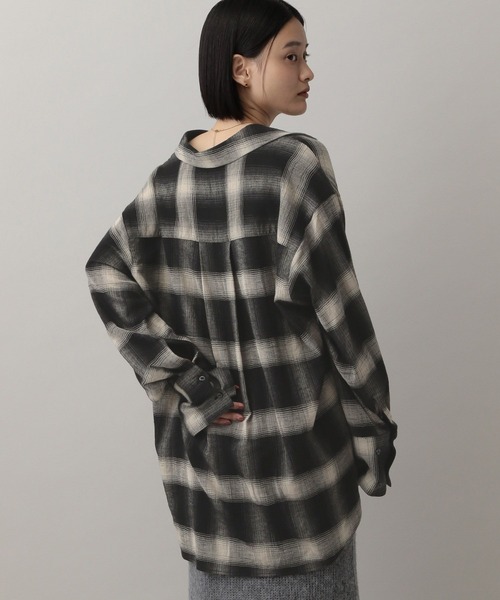 オンブレチェックシャツ（シャツ/ブラウス）｜A part by（アパートバイ
