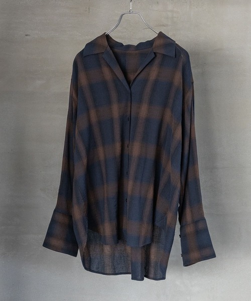 オンブレチェックシャツ（シャツ/ブラウス）｜A part by